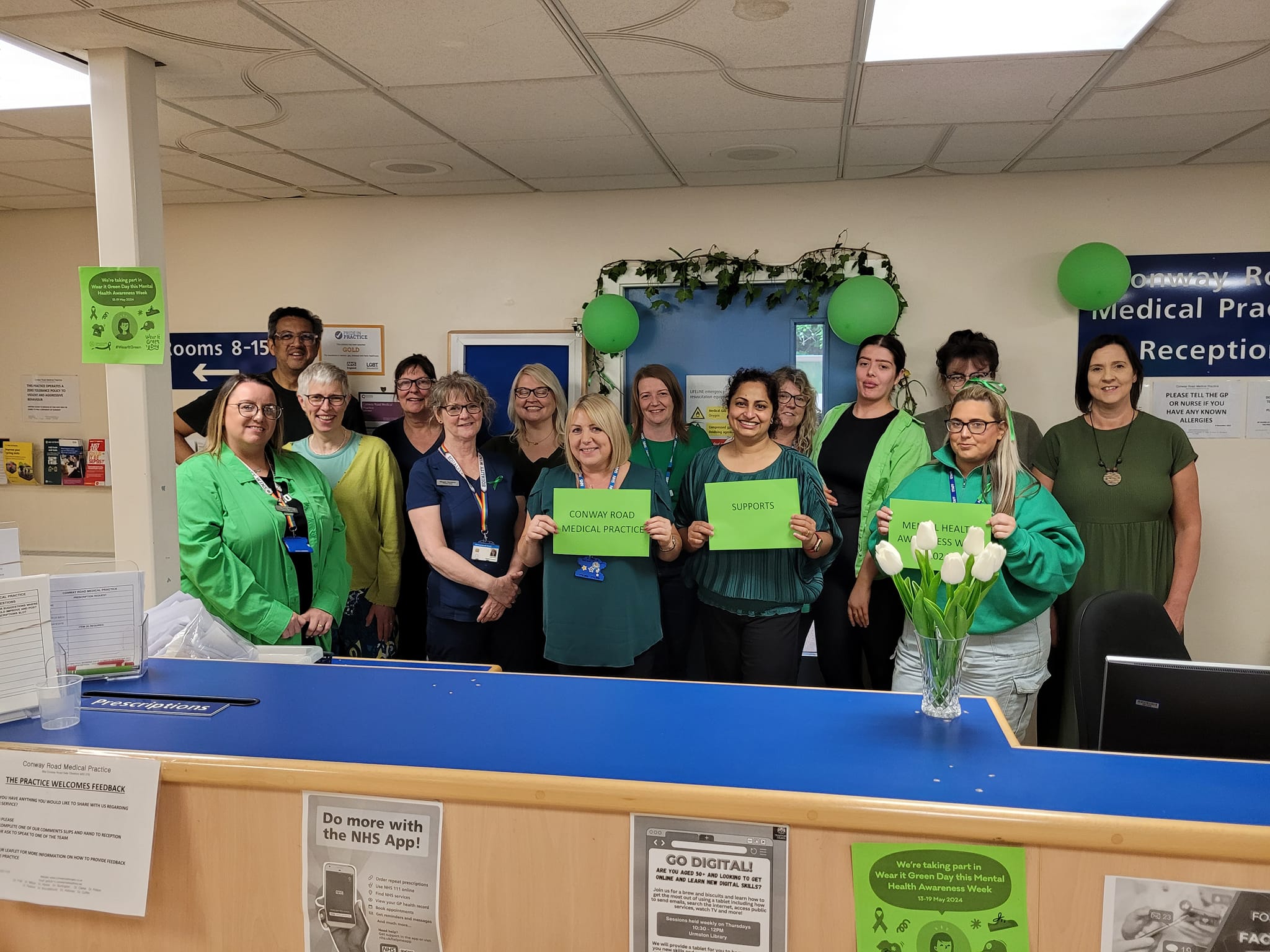 CRMP staff 'Wear it green day 2024'