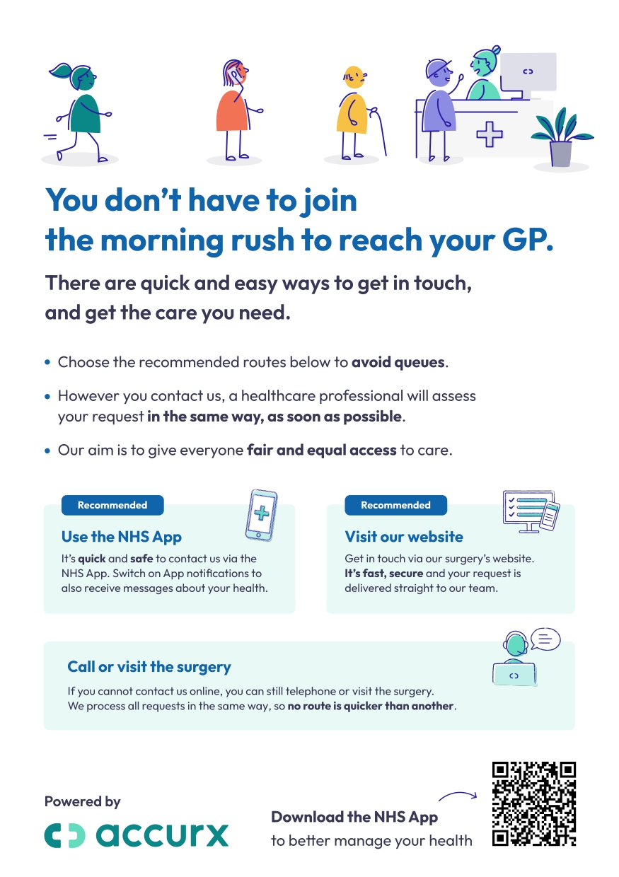Alternative ways to contact your GP